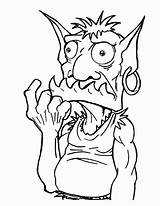 Goblin Coloring Pages  Best For Kids sketch template
