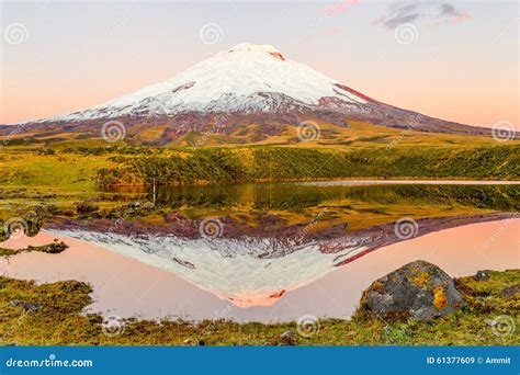 Sunrise at Cotopaxi stock image. Image of adventure, volcano - 61377609