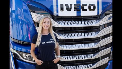 Swedish truck driver @AngelicaLarsson gets up close with the ETRC ...