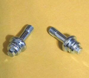 2 New Side Post Battery Terminal Long Bolts 3/8"-16 GM Car Truck Dual ...