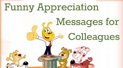 Funny Appreciation Messages for Colleagues