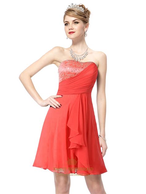 Next Prom Coral Bridesmaid Dresses | Next Prom Dresses