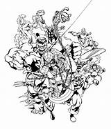 Marvel Comic Book Coloring Pages sketch template