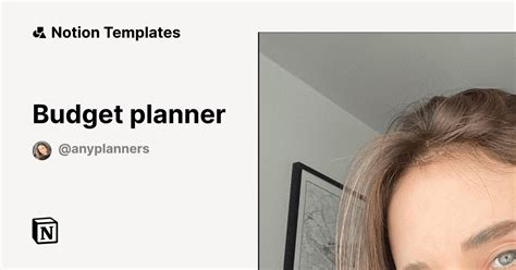 Budget planner Template | Notion Marketplace