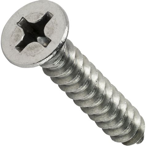 #14 x 2-1/2" Sheet Metal Screws Flat Head Phillips 316 Stainless Steel Qty 25 $11.79 | Fastenere