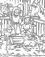 Birth Of Jesus Coloring Page At GetColoringscom  Free Printable sketch template