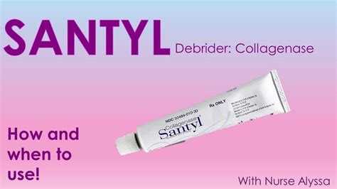 SANTYL : when and how to use in 2022 | Wound care, Healing, It works