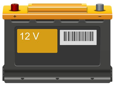 cartoon 12 volt battery - Clip Art Library