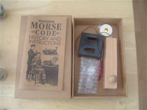 MORSE CODE MACHINE MAKING KIT BY FLIGHTS OF FANCY NEW -- Antique Price ...