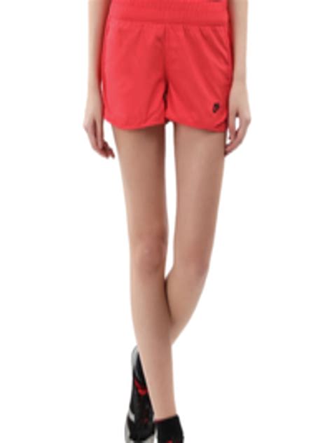 Buy Nike Women Red Tempo Running Shorts - Shorts for Women 108916 | Myntra