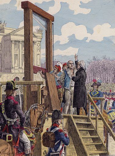 The execution of Louis XVI of France, 1793 stock image | Look and Learn