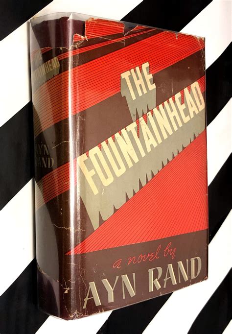 The Fountainhead by Ayn Rand (1943) hardcover book