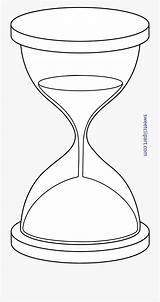 Clipart Hourglass Clip Glass Hour Sand Line Timer Stopwatch Cliparts  sketch template