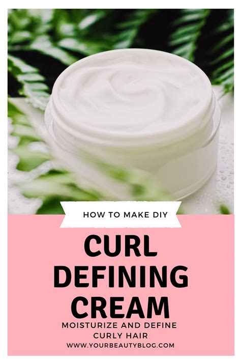 DIY Curl Defining Cream Recipe For Curly Hair | Homemade hair products, Curl defining cream ...