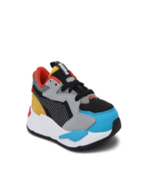 Buy Puma Kids Blue Colourblocked Sneakers - Casual Shoes for Unisex Kids 15212252 | Myntra