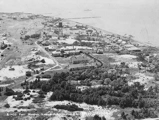 Fort Morgan Aerial View in 1934 | Aerial view of Fort Morgan… | Flickr