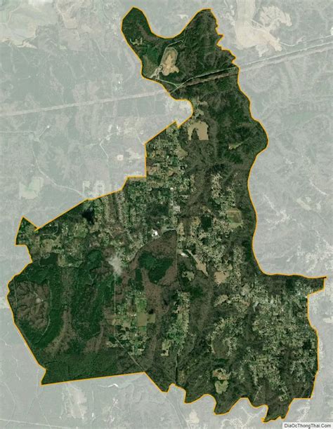 Map of Mount Olive CDP, Alabama