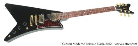 Gibson Moderne Reissue Black, 2012 | www.12fret.com