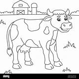 Top 15 Free Printable cow Coloring Pages Online  cow sketch template