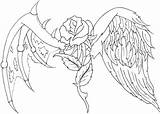 Cross With Wings Coloring Pages Sketch Coloring Page sketch template