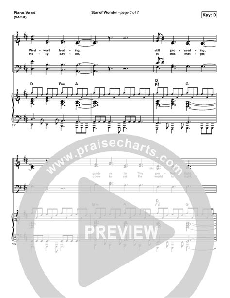 Star Of Wonder Sheet Music PDF (Phil Wickham) - PraiseCharts