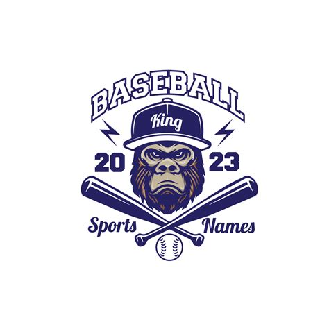 logo monkey baseball vector illustration 22783522 Vector Art at Vecteezy