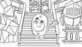 Jeff Oddbods Coloring Pages sketch template