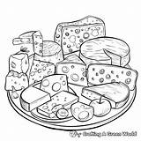 Cheese Coloring Pages  Free & Printable sketch template