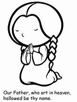 Print Childrens Prayer Coloring Page  Free Printable Pages sketch template