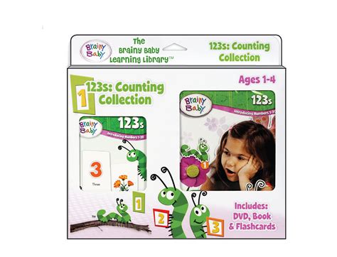 Brainy Baby 123s Introducing Numbers 1 to 20 | DVD, Book and Flashcards ...