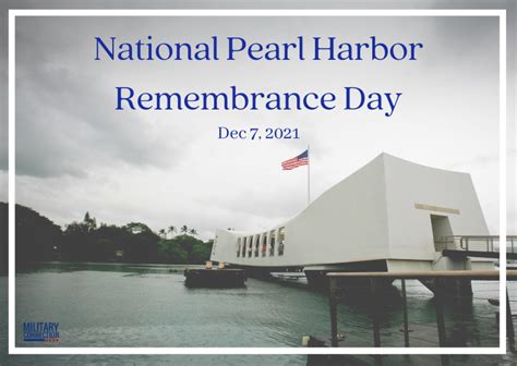 National Pearl Harbor Remembrance Day 2021 - Military Connection