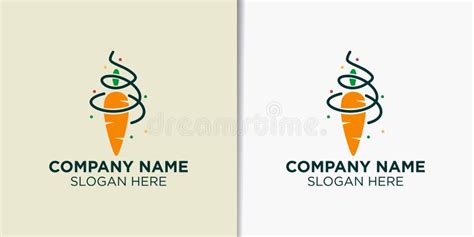 Carrot logo design concept stock vector. Illustration of badge - 274201597