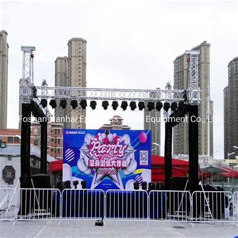 Outdoor Concert Stage Lighting and Speaker Truss - China Stage Truss ...