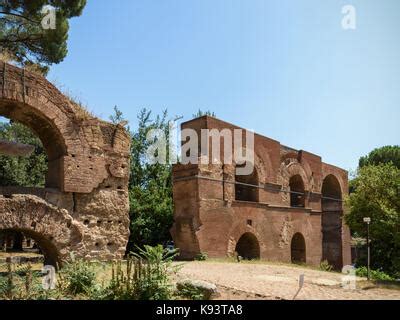 Ruins of the Aqua Claudia aqueduct, Palatine Hill, Rome Forum, Rome ...