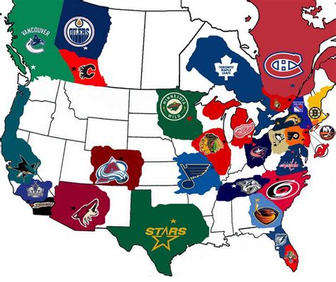 Épinglé sur logo et lieu de toutes les équipes NHL