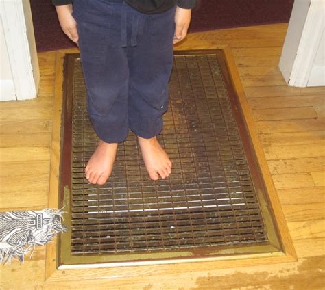 heating - How can I protect my kids' toes from this evil grating in the floor? - Home ...