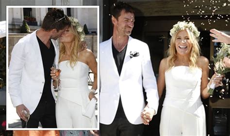 EastEnders star Michelle Collins, 60, weds beau Mike Davidson, 38, and ditches tradition ...