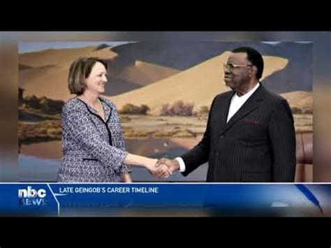 President Hage Geingob's biography - nbc - YouTube