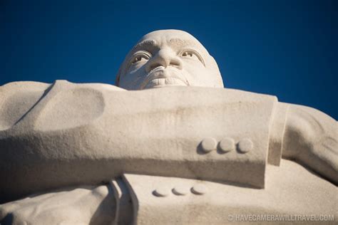 Martin Luther King Memorial At Night