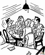Vintage Army Poker Game coloring page  Free Printable Coloring Pages sketch template