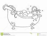 Bathtub clipart coloring Page Transparent FREE  sketch template