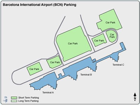 Barcelona Airport Parking | BCN Airport Long Term Parking Rates & Map