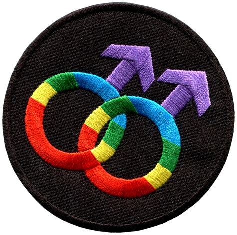 Gay pride rainbow symbol LGBT sew applique iron-on patch new your choice G-1 | eBay