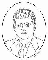 John F Kennedy Coloring Pages sketch template