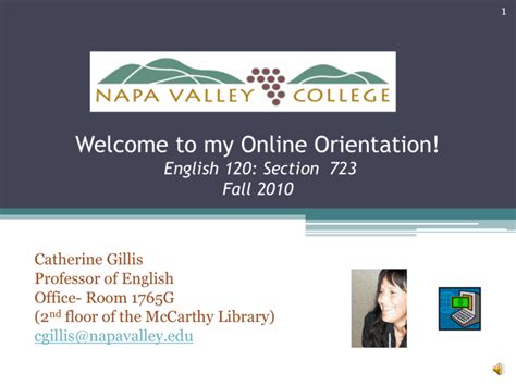 Online Orientation - Napa Valley College