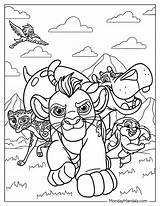 20 Lion Guard Coloring Pages Free PDF Printables sketch template