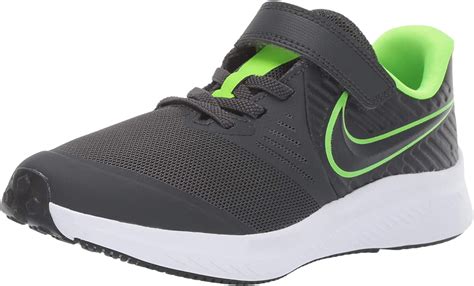 Nike Kids Star Runner 2 (PSV) Sneaker, Anthracite/Electric Green ...