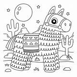 Premium Vector  Cinco de Mayo Pinata Coloring Page For Kids sketch template