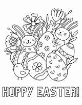 Fun Easter Coloring Pages For Kids And Adults sketch template