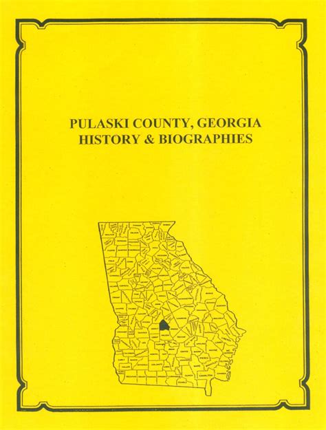 Pulaski County, Georgia History and Biographies - Southern Genealogy Books